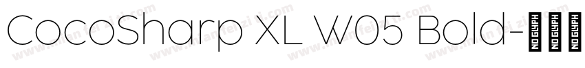 CocoSharp XL W05 Bold字体转换